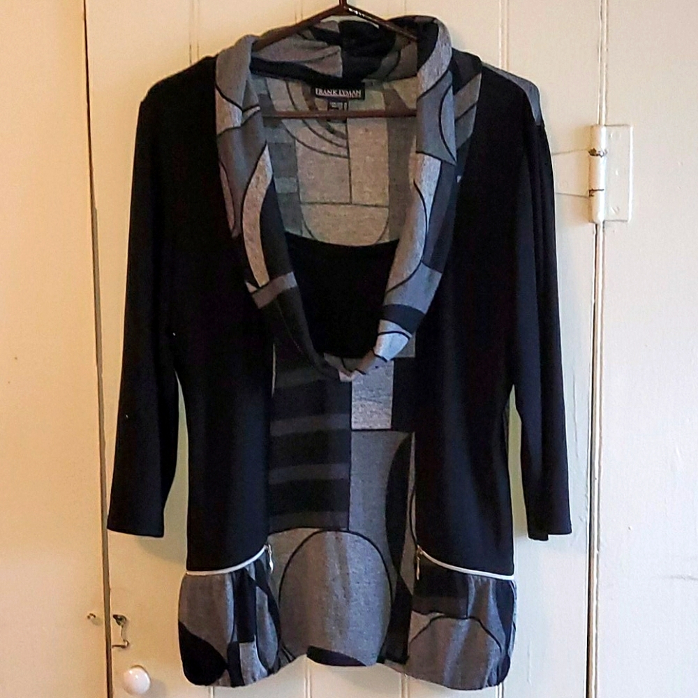 Frank Lyman Cowl Neck Top